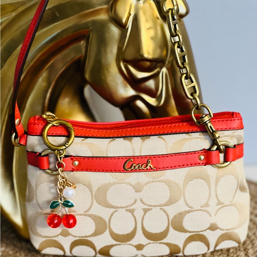 Coach Y2K Signature Wristlet